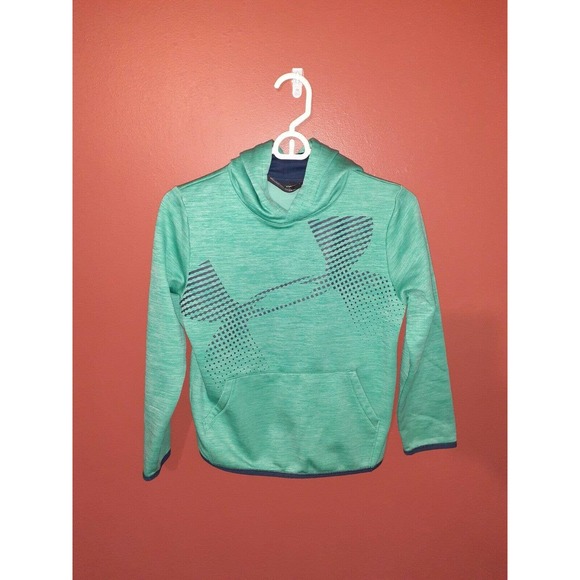 Lot of 2 Under Armour Hoodie Youth Large Sweatshirt Cold Gear and a Heat GEAR#3 - Picture 2 of 9